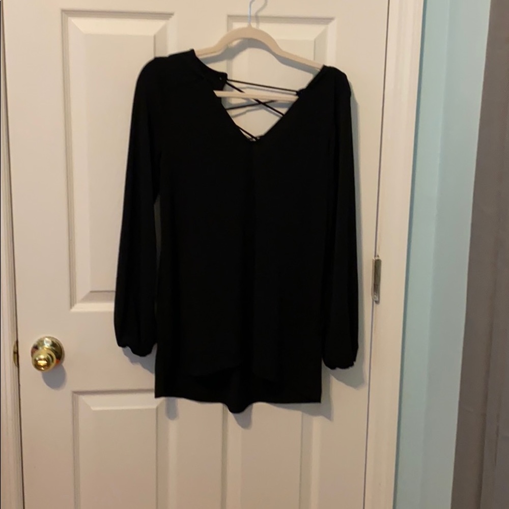 Express lace up top